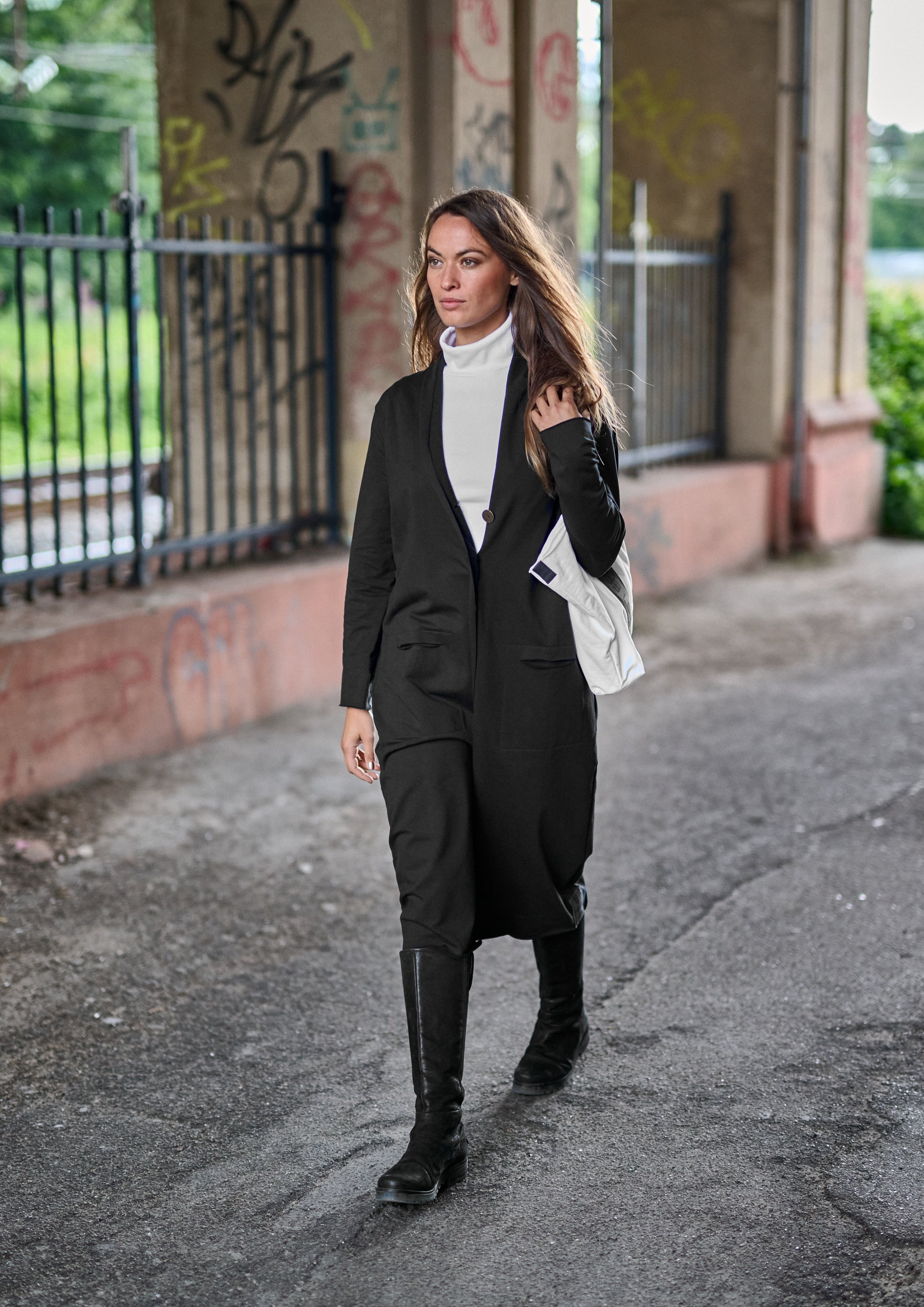 HENRIETTE STEFFENSEN COPENHAGEN TOP HØJ HALS - 71003 BLUSER WHITE 816