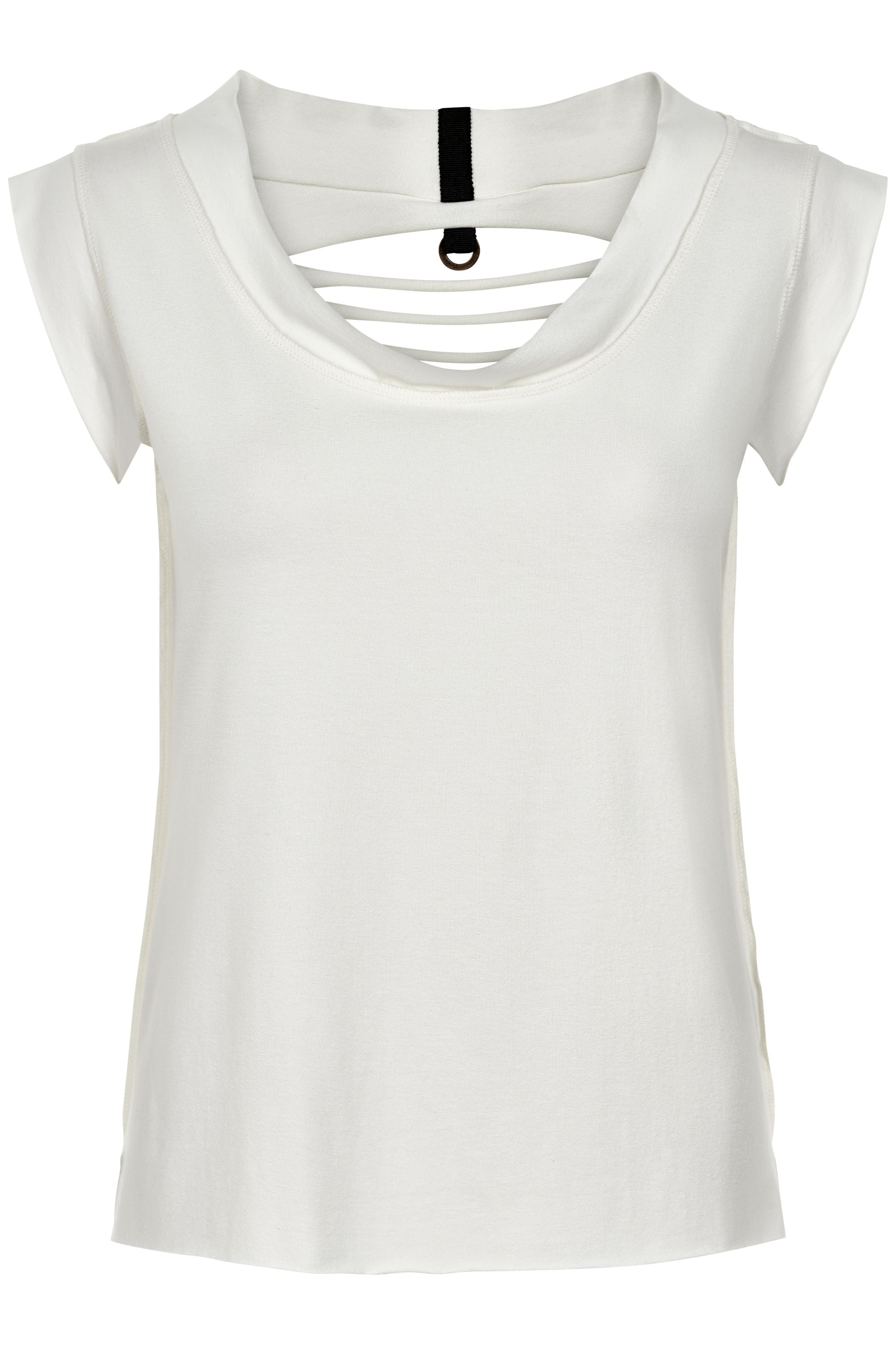 HENRIETTE STEFFENSEN COPENHAGEN TOP MED ÅBEN RYG - 96033 BLUSER OFF WHITE 802