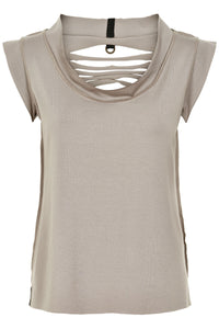 TOP MED ÅBEN RYG - 96033 - SAND