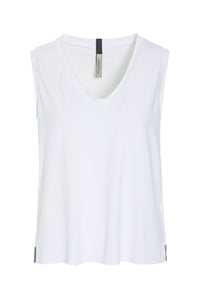 TOP V-HALS - 96102 - WHITE