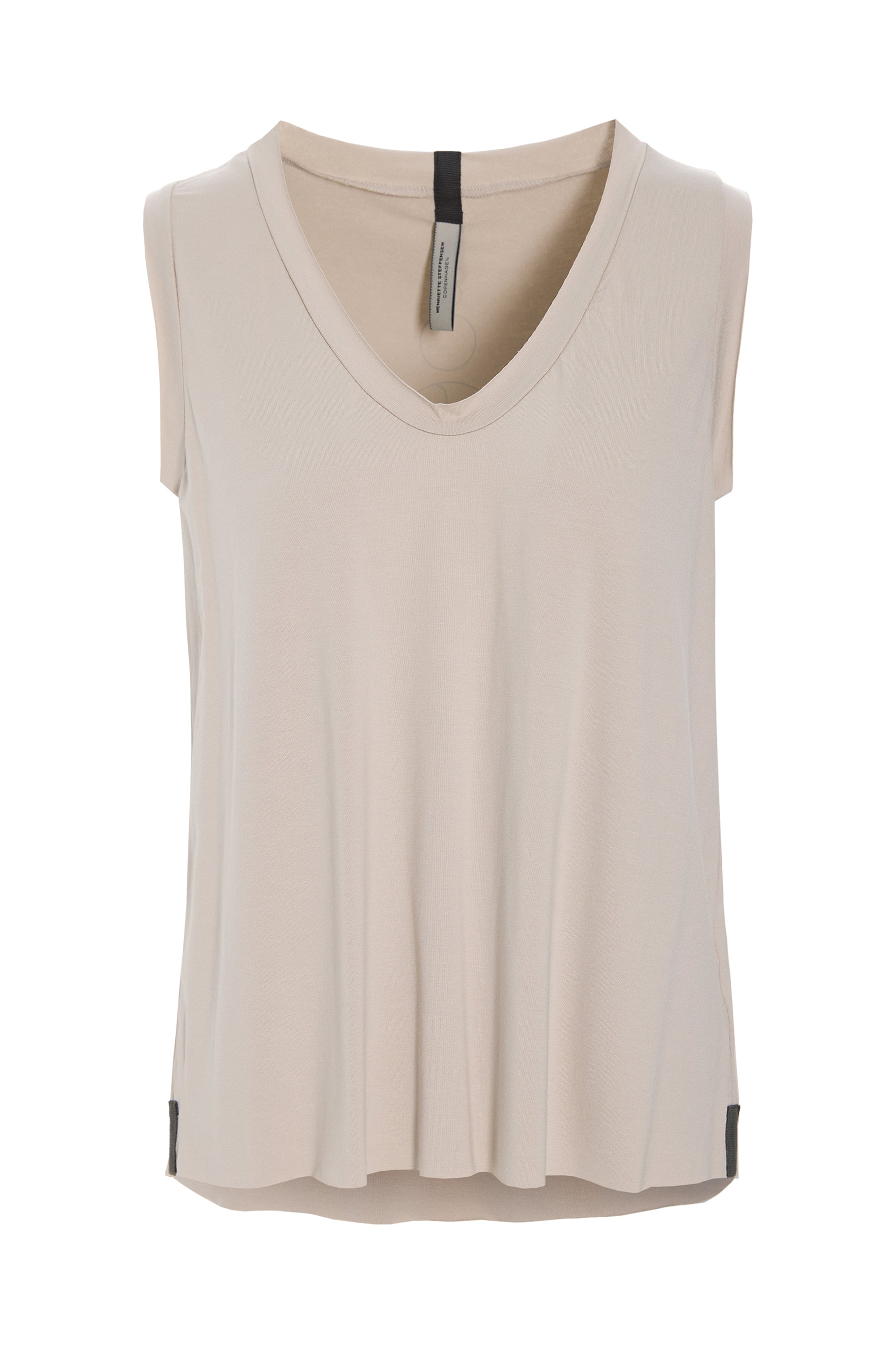HENRIETTE STEFFENSEN COPENHAGEN TOP V-HALS - 96102 EARTH T-SHIRTS KIT 831