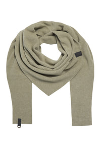 TREKANTET TØRKLÆDE - 4051 - DUSTY GREEN