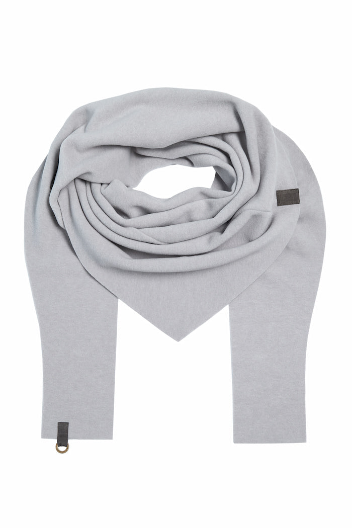 HENRIETTE STEFFENSEN COPENHAGEN TREKANTET TØRKLÆDE - 4051 SCARFS GREY BLUE