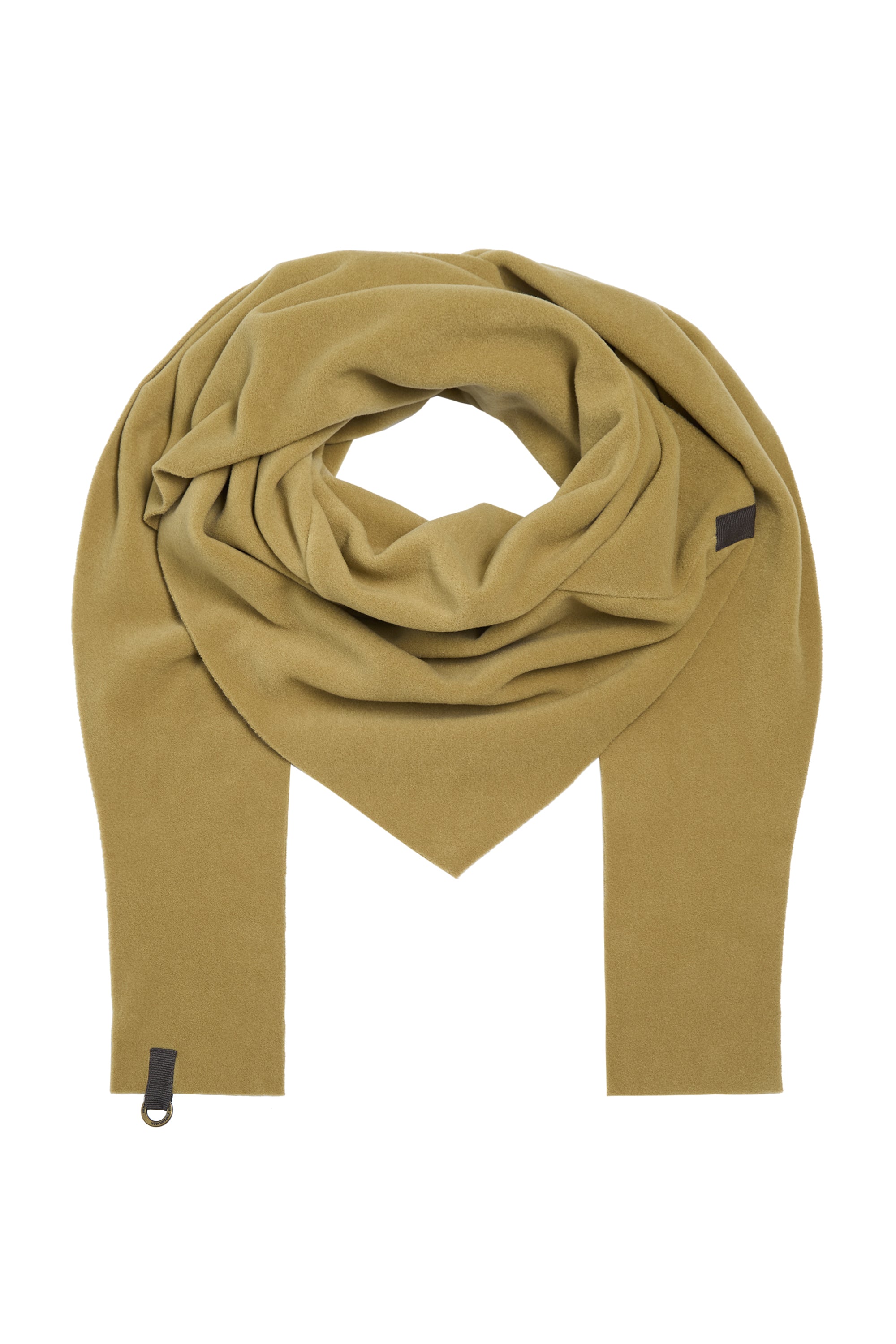 HENRIETTE STEFFENSEN COPENHAGEN TREKANTET TØRKLÆDE - 4051 SCARFS OLIVE 655