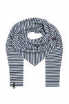 TREKANTET TØRKLÆDE - 4051 - STRIPES DENIM & KIT