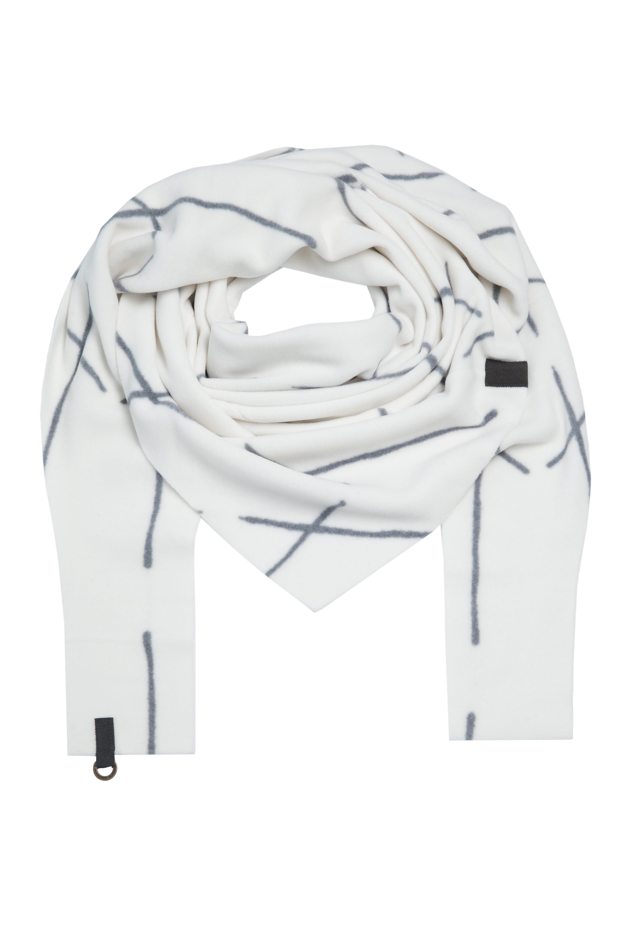 HENRIETTE STEFFENSEN COPENHAGEN TREKANTET TØRKLÆDE - 4051P SCARFS CHECK PRINT 112