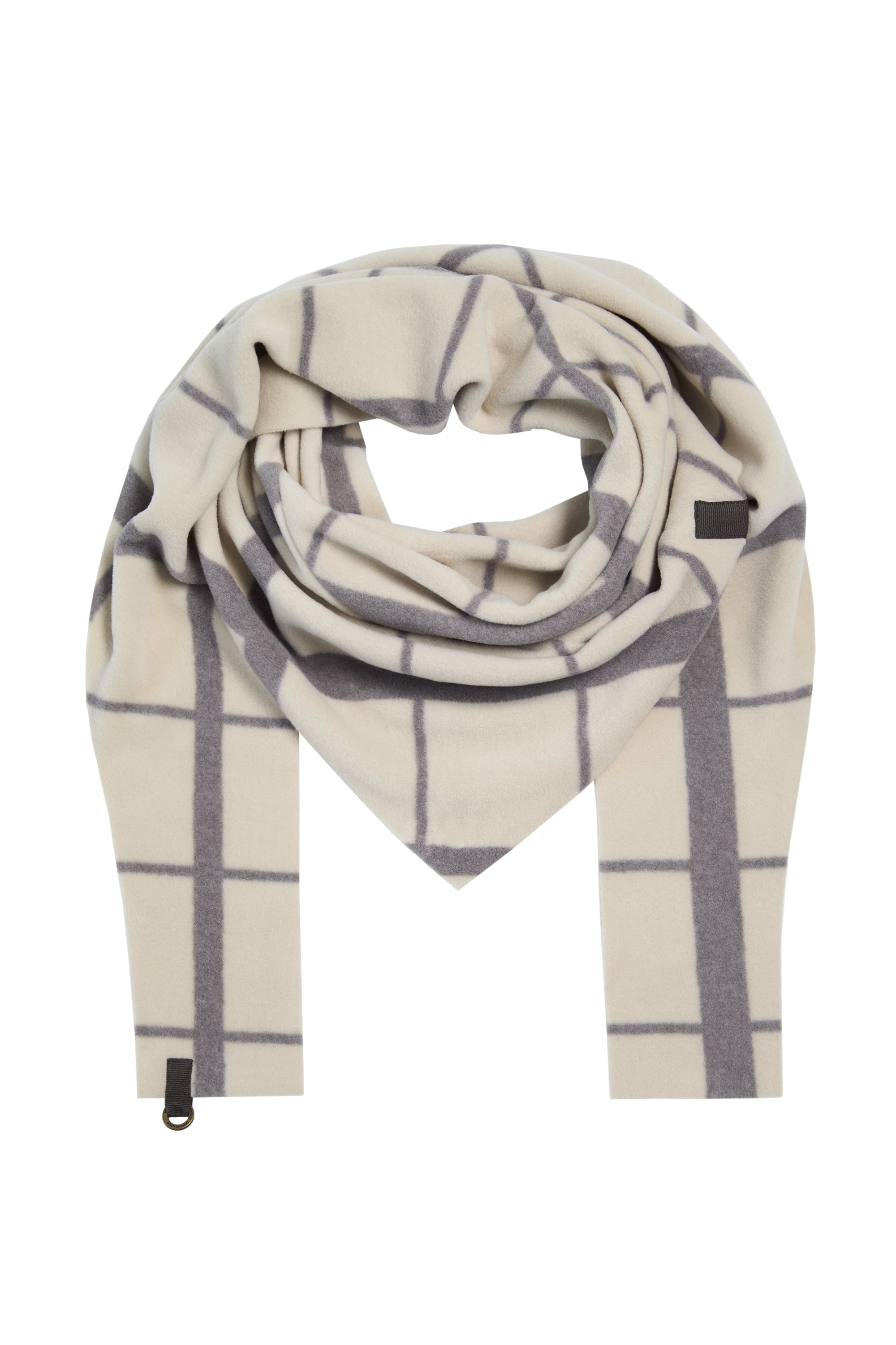 HENRIETTE STEFFENSEN COPENHAGEN TREKANTET TØRKLÆDE - 4051P SCARFS CLAN PRINT KIT 780