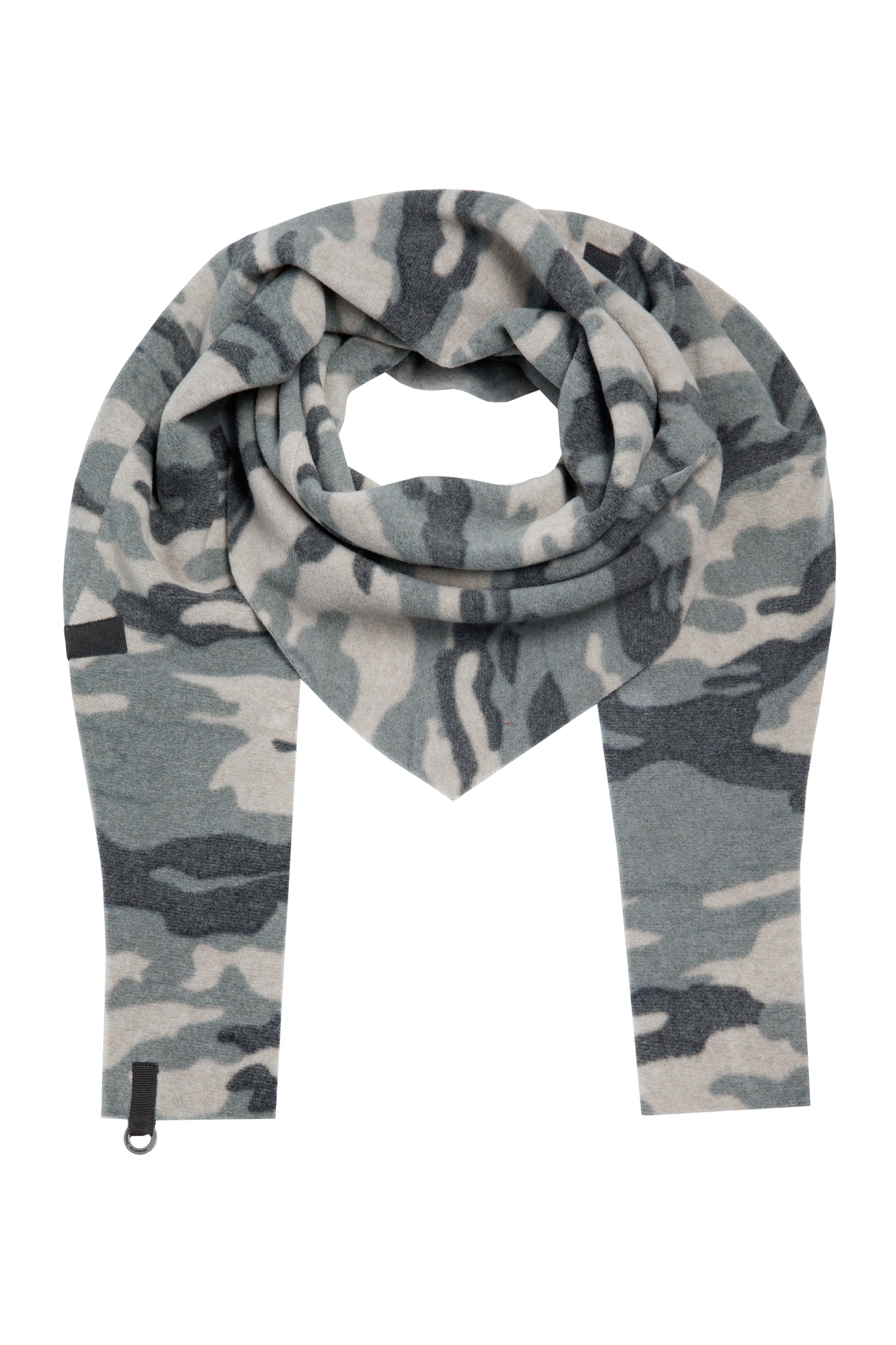 HENRIETTE STEFFENSEN COPENHAGEN TREKANTS TØRKLÆDE NO WASTE - 4078P SCARFS CAMOUFLAGE 102