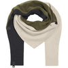 TRIANGLE SCARF PATCH - 4100 - MOSS/KIT/SOFT BLACK