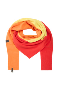 TRIANGLE SCARF PATCH - 4100 - TOMATO/ORANGE/YELLOW