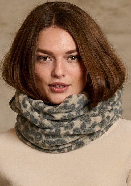 HENRIETTE STEFFENSEN COPENHAGEN TUBE TØRKLÆDE - 4074P SCARFS LEOPARD pink 115
