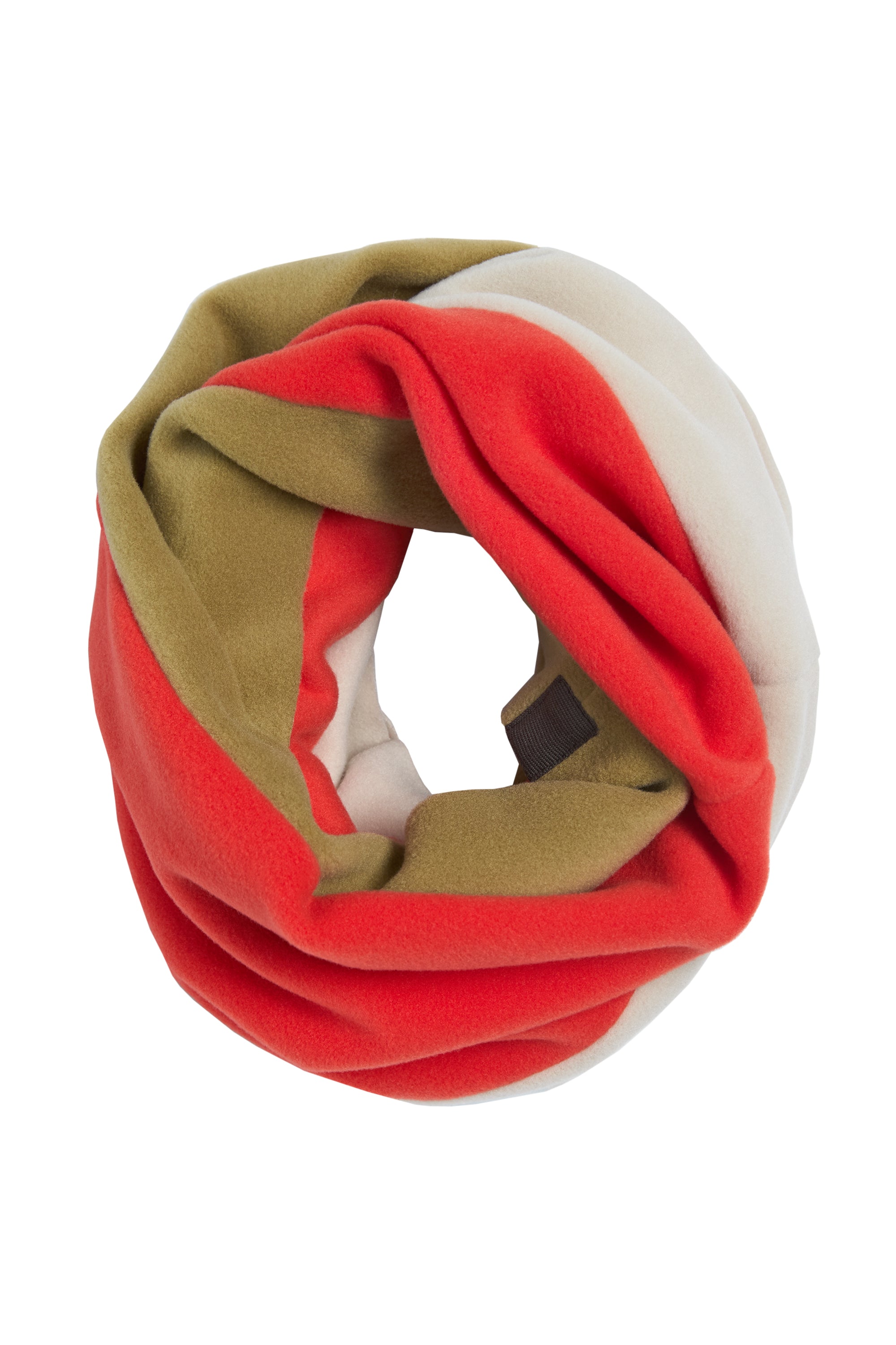 HENRIETTE STEFFENSEN COPENHAGEN TUBE TØRKLÆDE PATCH - 4093 SCARFS OLIVE/TOMATO/KIT 321