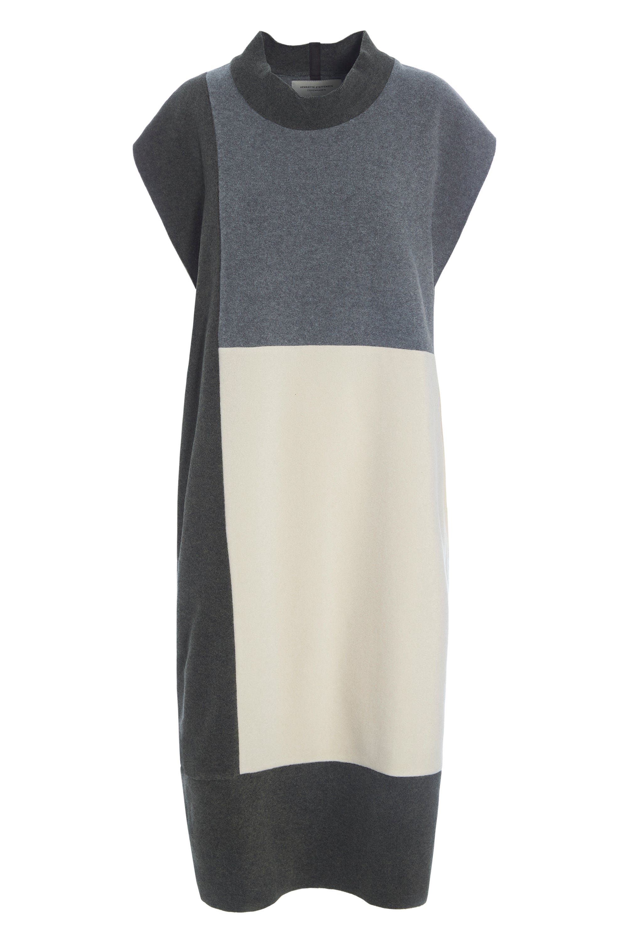 HENRIETTE STEFFENSEN COPENHAGEN TUNIKA ÆRMELØS PATCH - 3241 TUNICS FORREST/GREY/KIT 116