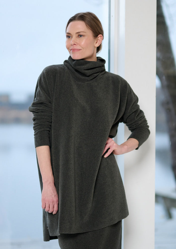 HENRIETTE STEFFENSEN COPENHAGEN TUNIKA MED HØJ HALS - 1288 TUNICS FORREST 600