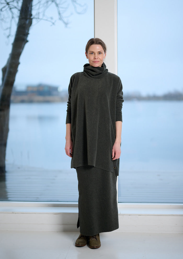 HENRIETTE STEFFENSEN COPENHAGEN TUNIKA MED HØJ HALS - 1288 TUNICS FORREST 600