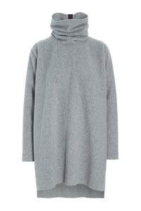 TUNIKA MED HØJ HALS - 1288 - LIGHT GREY