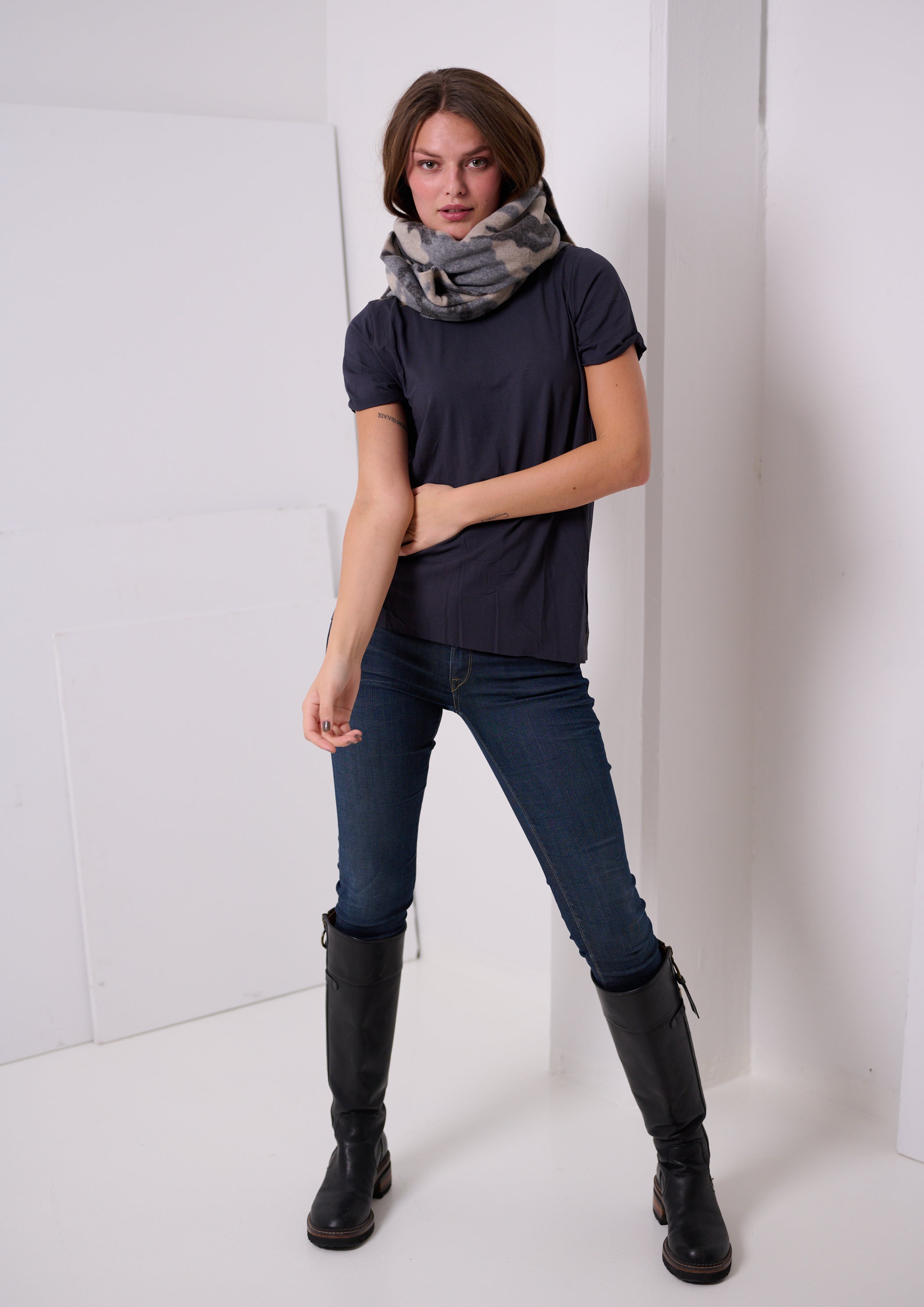HENRIETTE STEFFENSEN COPENHAGEN T SHIRT - 96053 T-SHIRTS DEEP BLUE 502