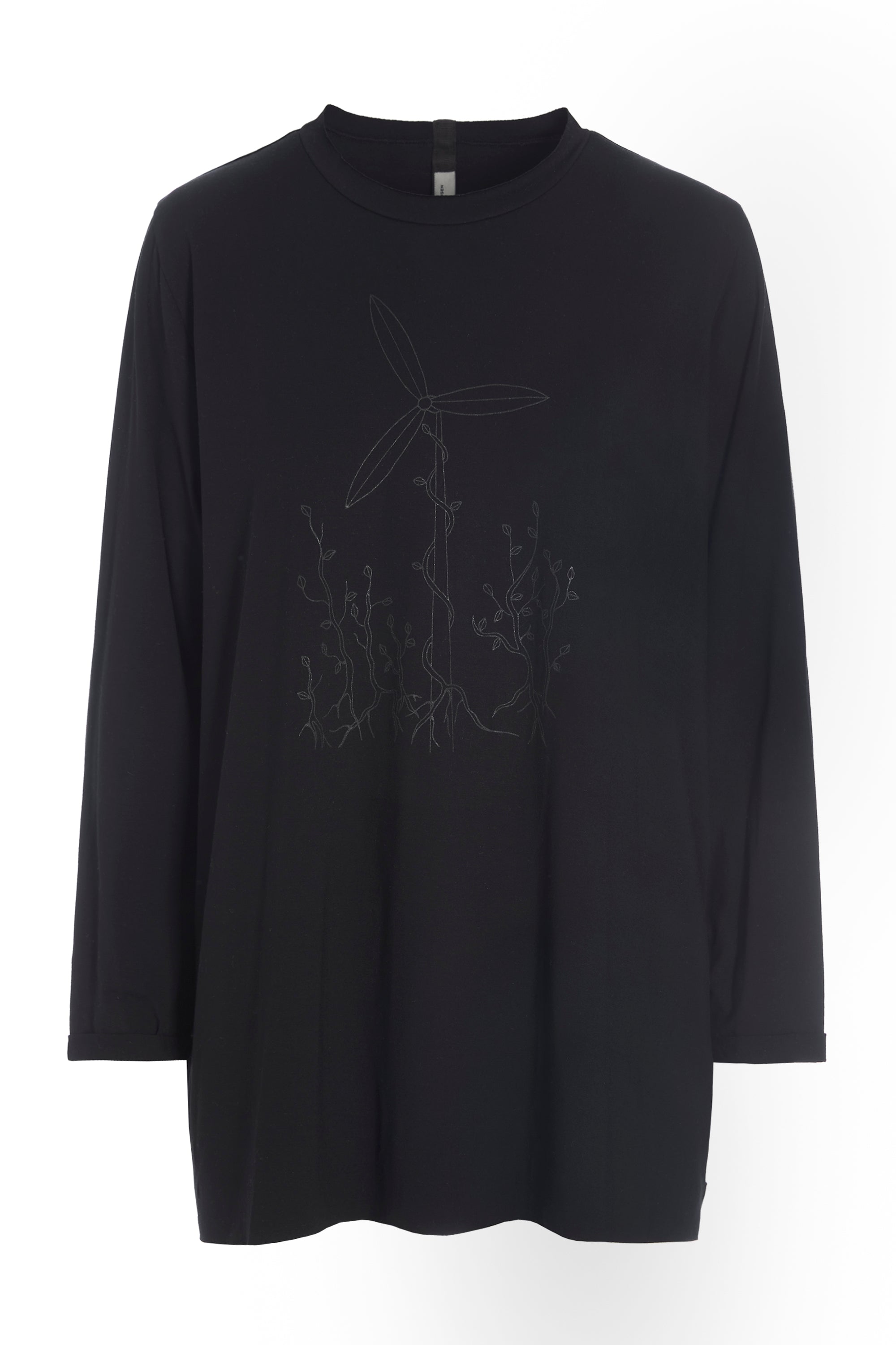HENRIETTE STEFFENSEN COPENHAGEN T SHIRT FREEDOM PRINT - 96074 BLUSER BLACK 900