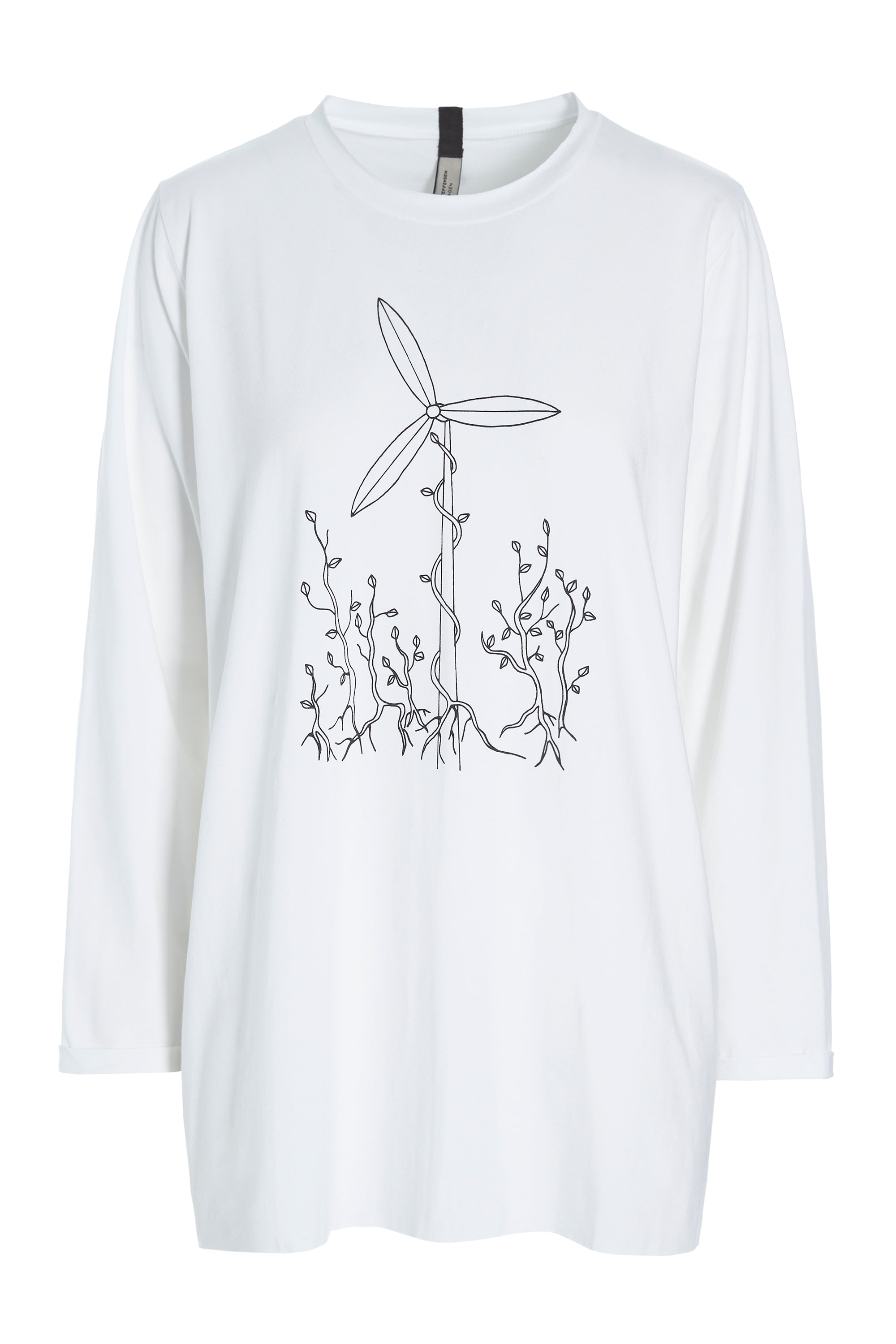HENRIETTE STEFFENSEN COPENHAGEN T SHIRT FREEDOM PRINT - 96074 BLUSER WHITE 816