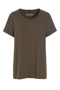 T SHIRT MED PRINT - 96061 - BARK