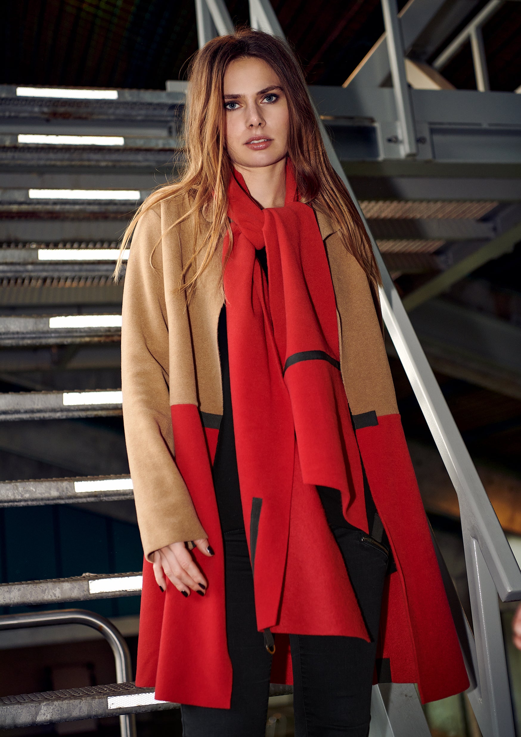 HENRIETTE STEFFENSEN COPENHAGEN Tørklæde - 4088 SCARFS RED 407