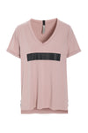V-NECK TEE ERASE - 96105 ERASE - NUDE