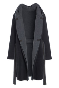 VENDBAR FRAKKE HÆTTE - 7132 - GREY/SOFT BLACK