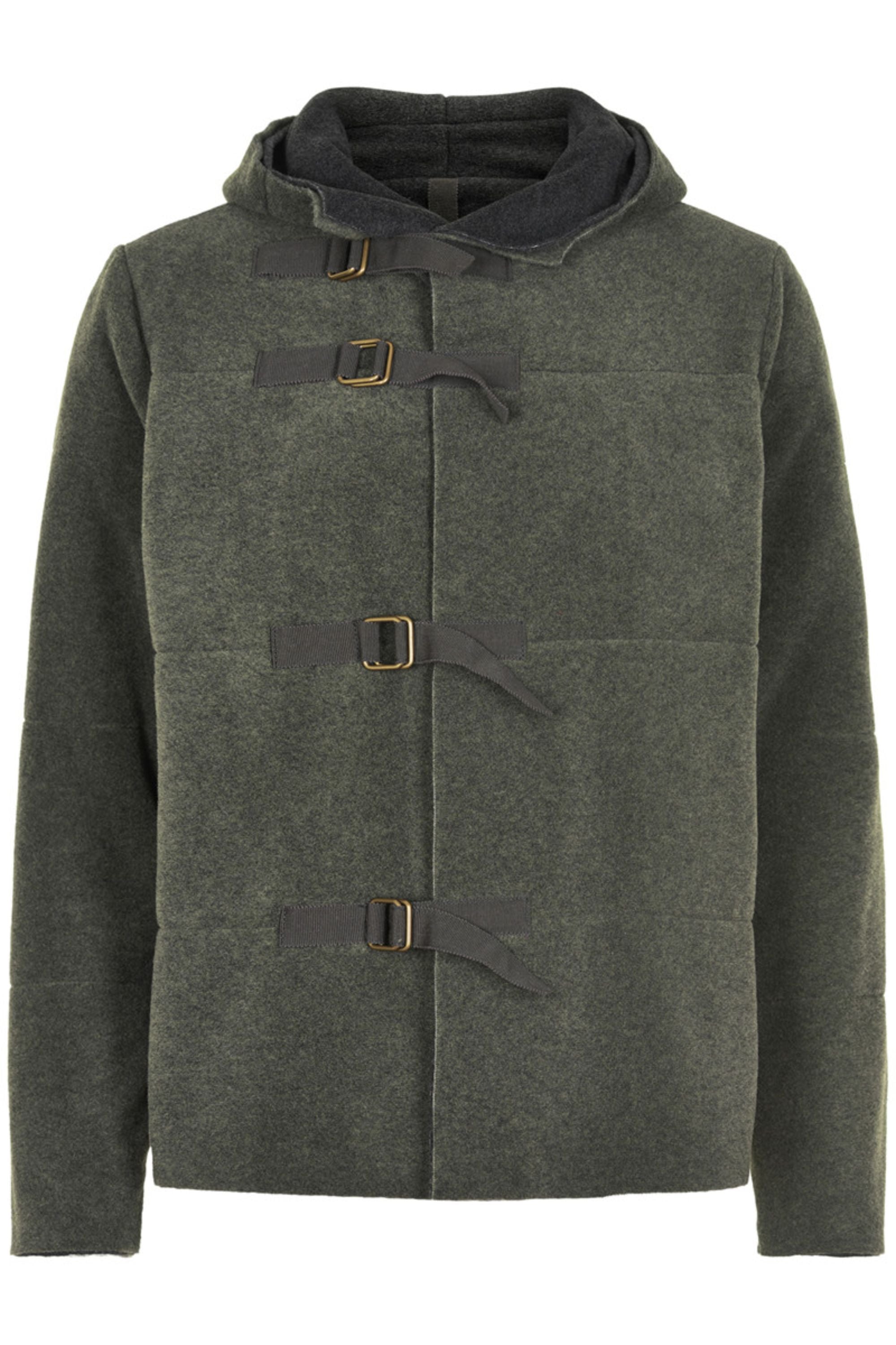 HENRIETTE STEFFENSEN COPENHAGEN VENDBAR JAKKE - 7122 JACKETS SOFT BLACK/FORREST 916