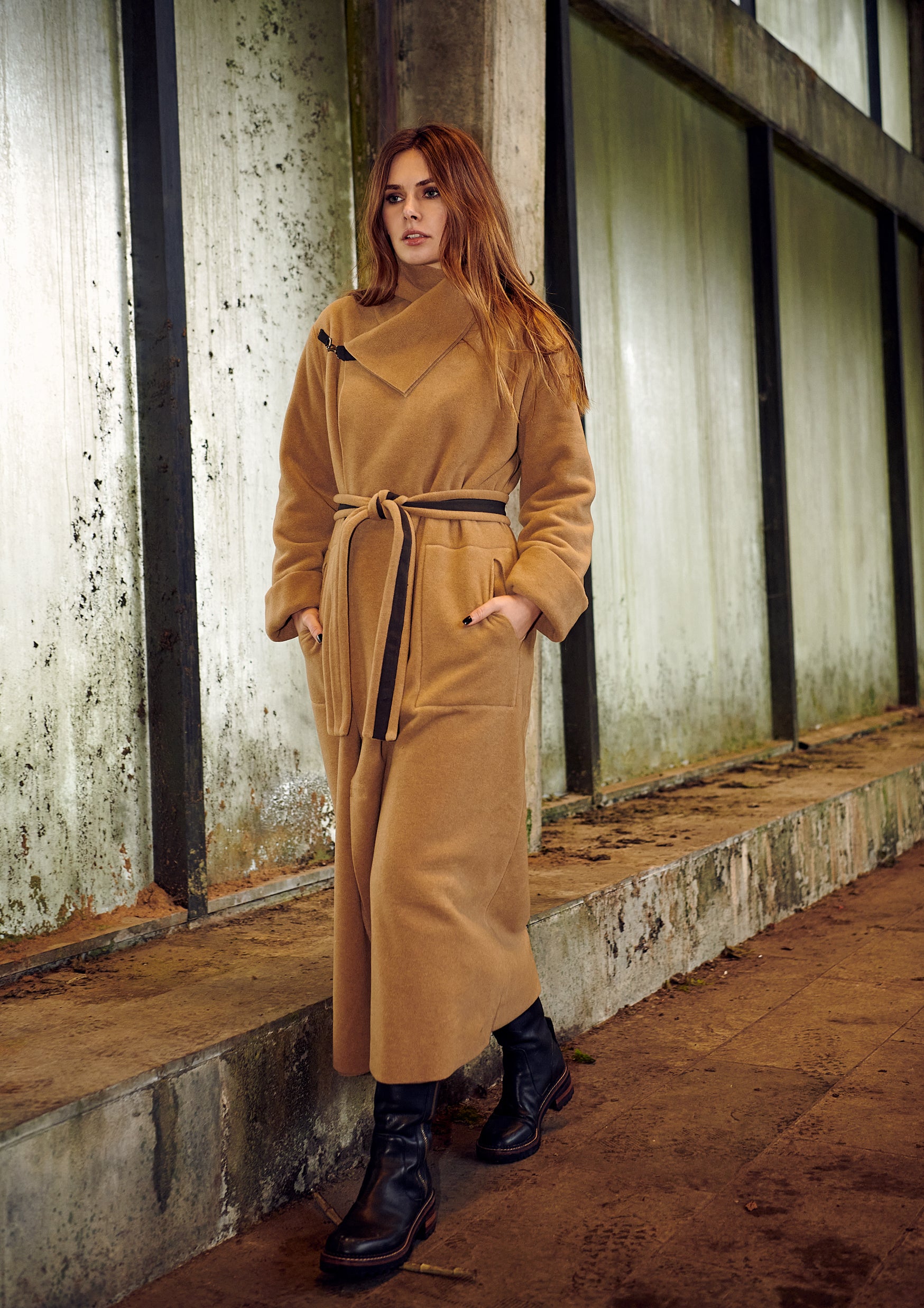 HENRIETTE STEFFENSEN COPENHAGEN VENDBAR TRENCHCOAT - 7145 COATS CAMEL 815