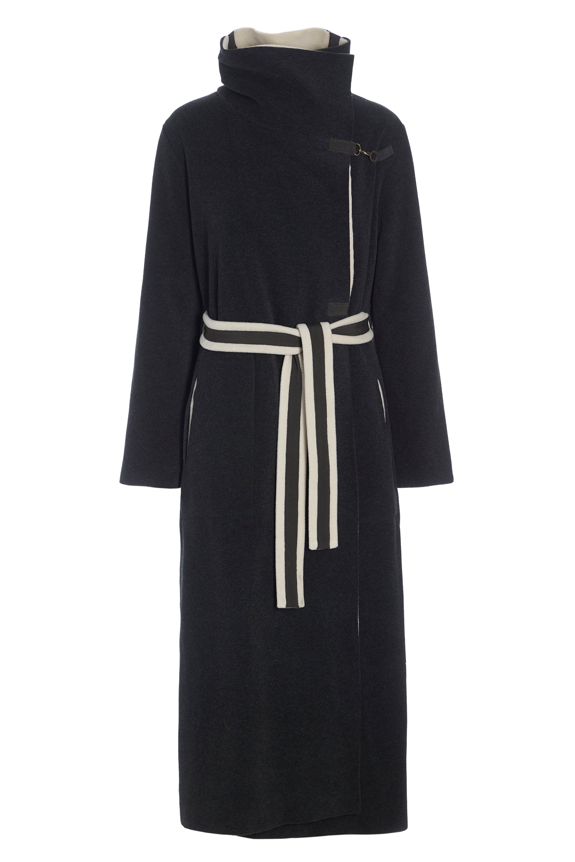 HENRIETTE STEFFENSEN COPENHAGEN VENDBAR TRENCHCOAT - 7145 COATS KIT/SOFT BLACK 642