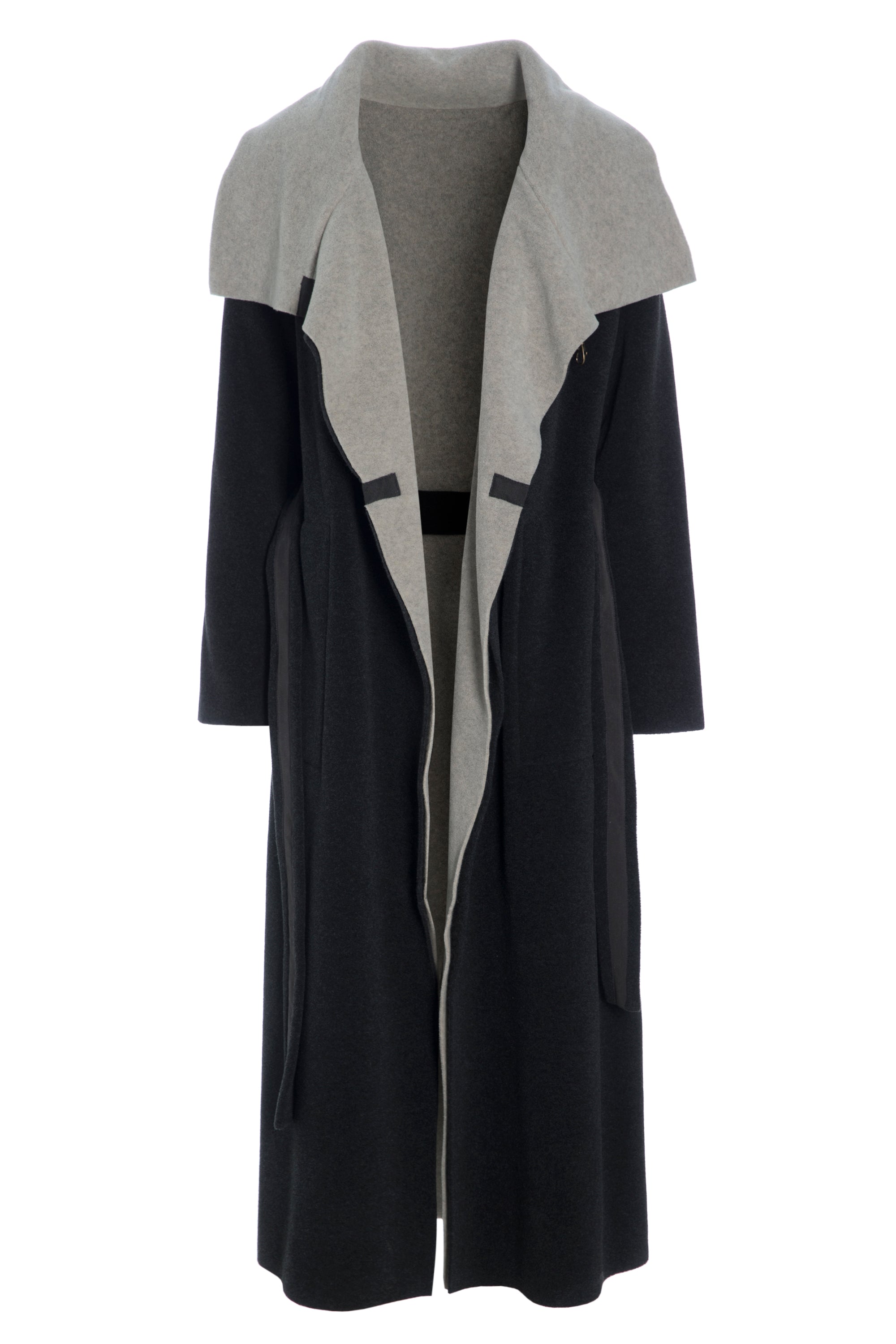 HENRIETTE STEFFENSEN COPENHAGEN VENDBAR TRENCHCOAT - 7145 COATS SOFT BLACK/SAND 452