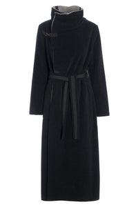 VENDBAR TRENCHCOAT - 7145 - SOFT BLACK/SAND