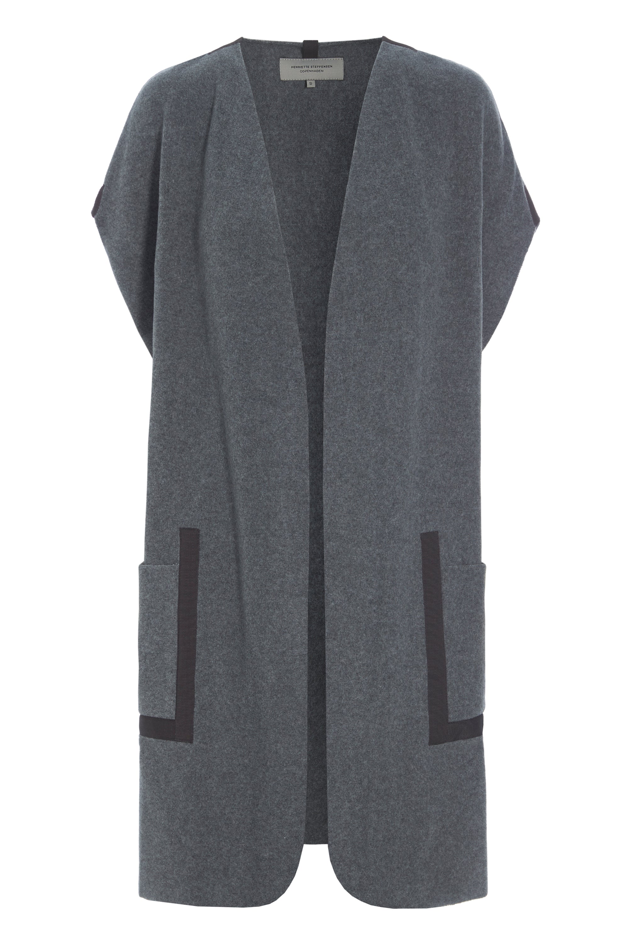 HENRIETTE STEFFENSEN COPENHAGEN VEST - 7138 VESTS GREY 905