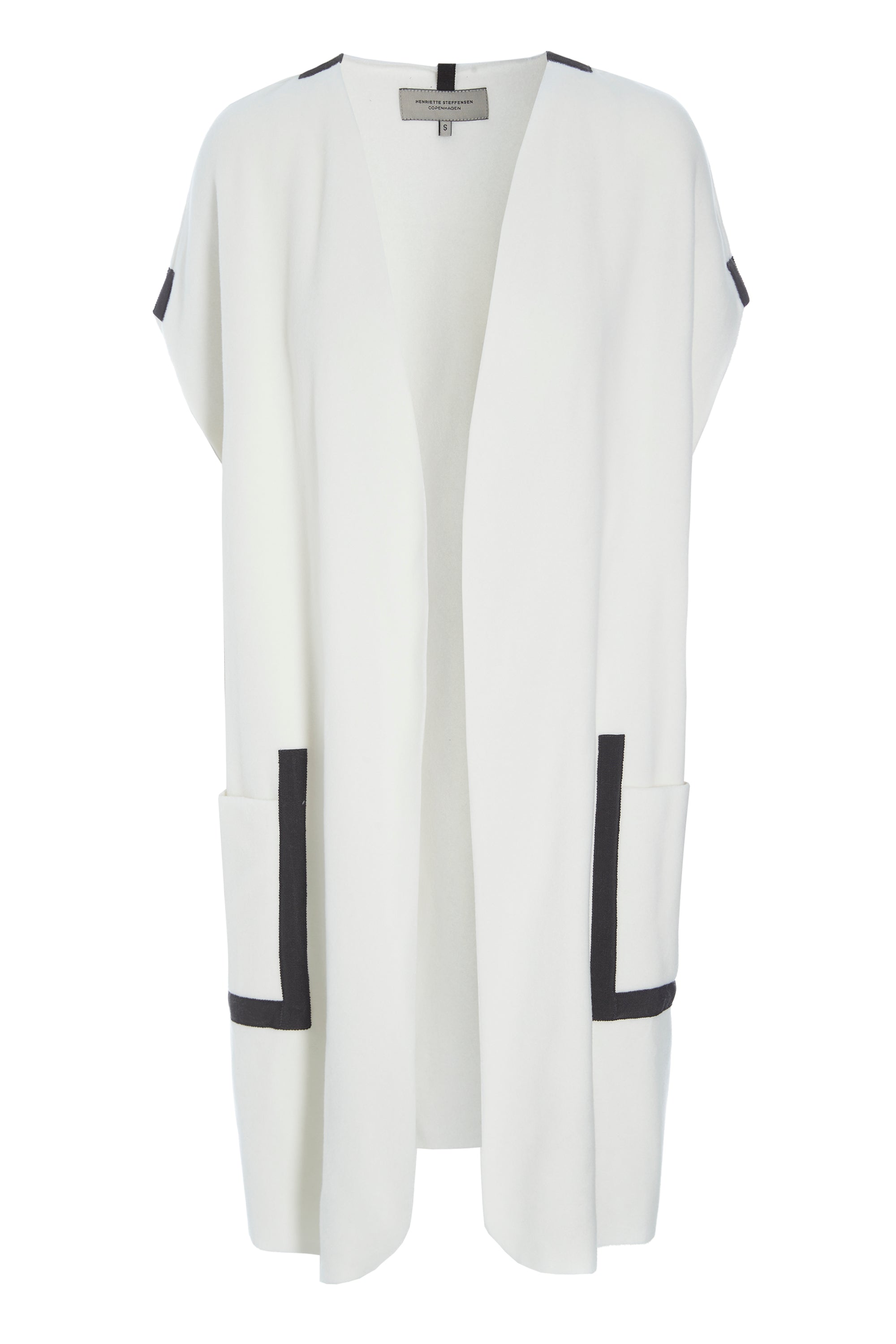 HENRIETTE STEFFENSEN COPENHAGEN VEST - 7138 VESTS OFF WHITE 802