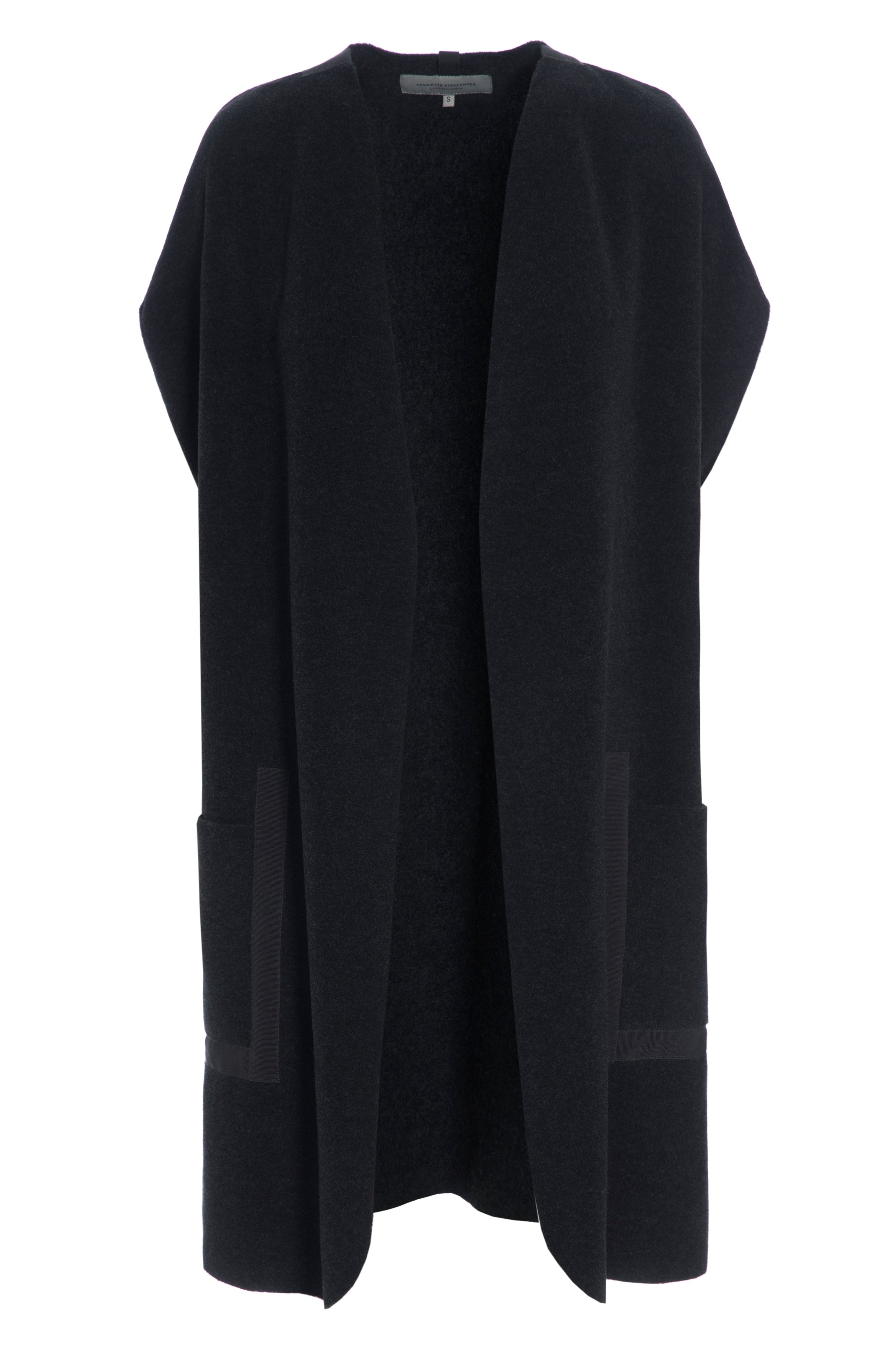 HENRIETTE STEFFENSEN COPENHAGEN VEST - 7138 VESTS SOFT BLACK 914