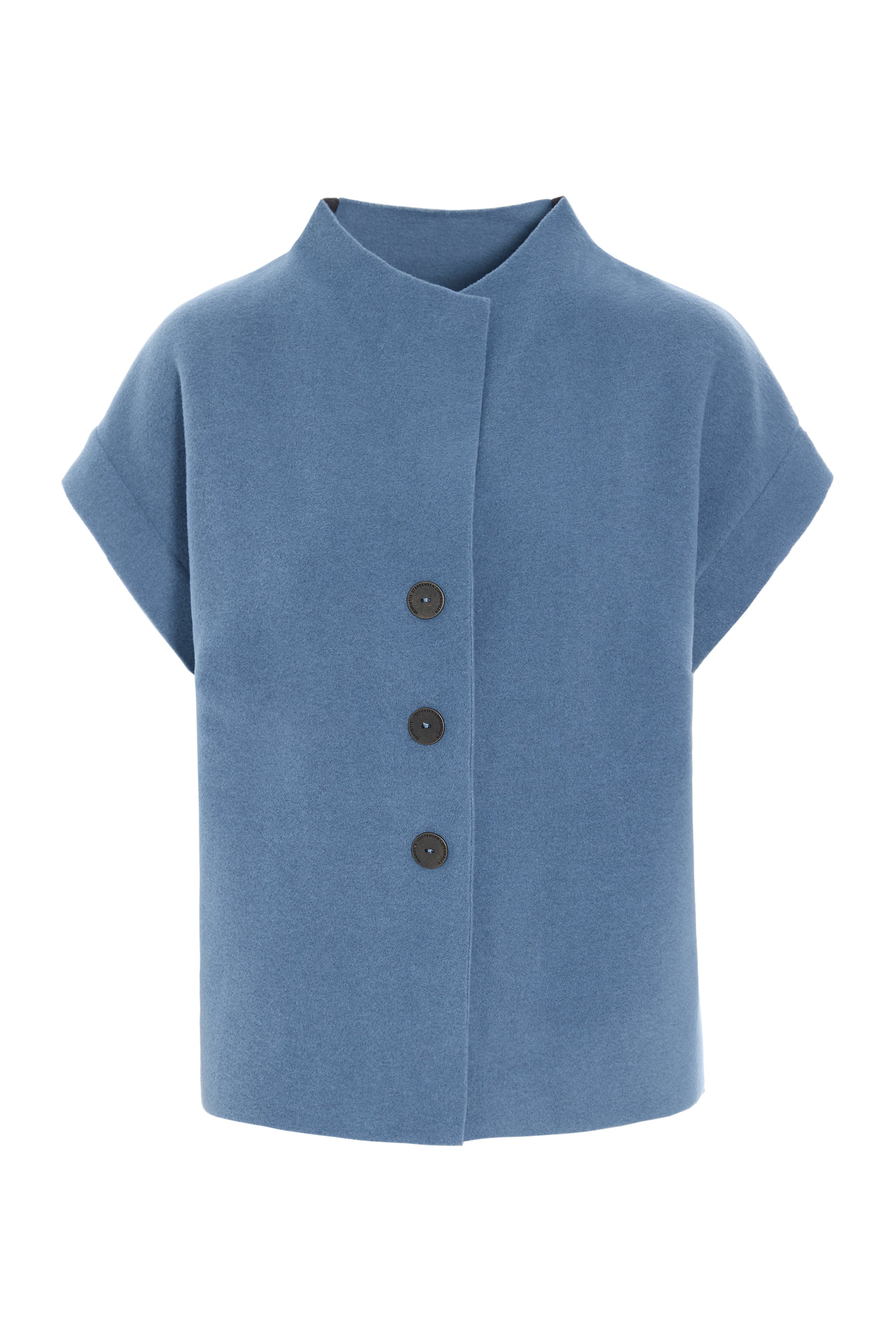 HENRIETTE STEFFENSEN COPENHAGEN VEST - 7170 VESTS DUSTY BLUE 794