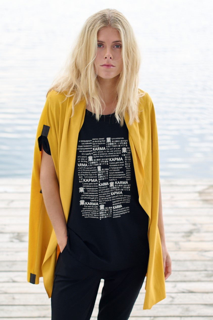 HENRIETTE STEFFENSEN COPENHAGEN VEST MIX - 7139 VESTS SAFREN / SAFRAN 684