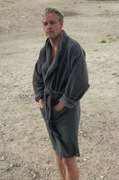 CARL BY STEFFENSEN COPENHAGEN MORGENKÅBE MÆND - 1009C BATHROBES GREY 905
