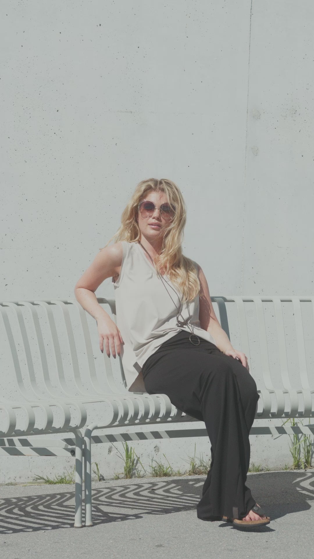 HENRIETTE STEFFENSEN COPENHAGEN TOP V-HALS - 960102 T-SHIRTS KIT 831