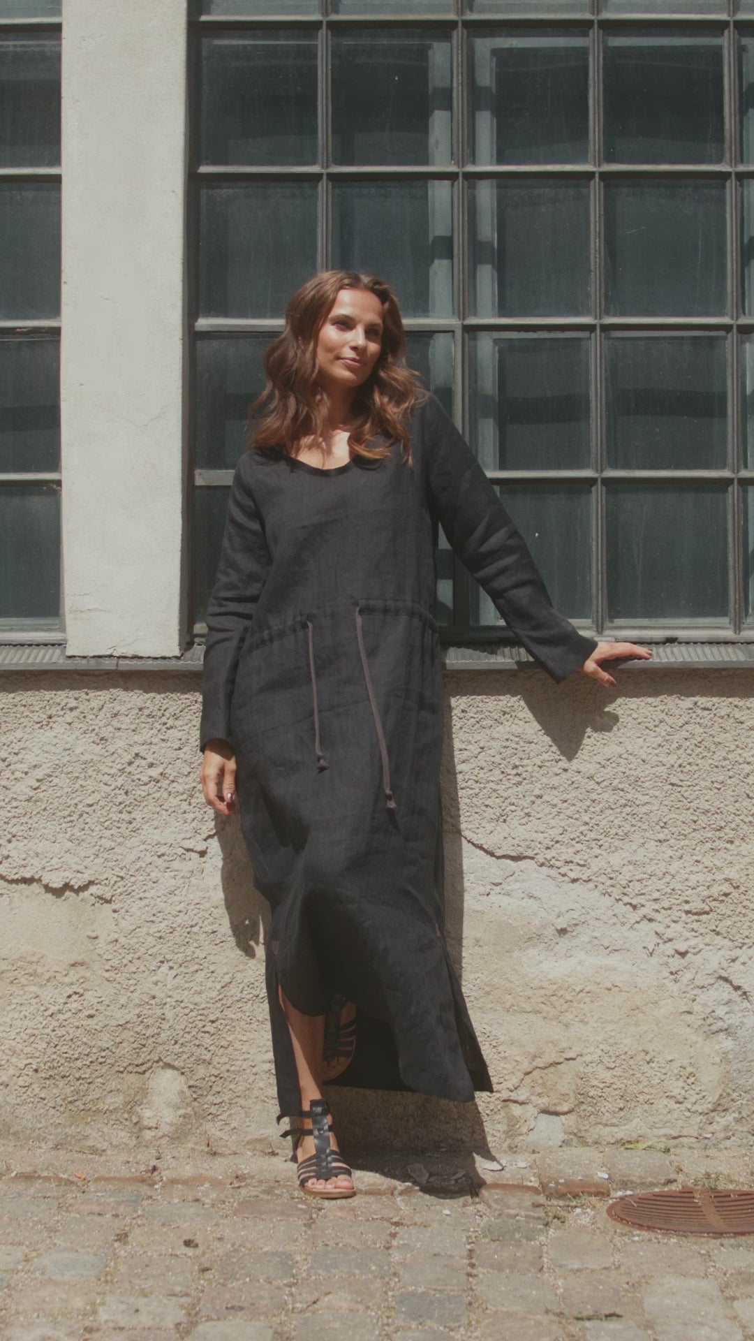 HENRIETTE STEFFENSEN COPENHAGEN MAXI KJOLE - 83004 KJOLER BLACK 900