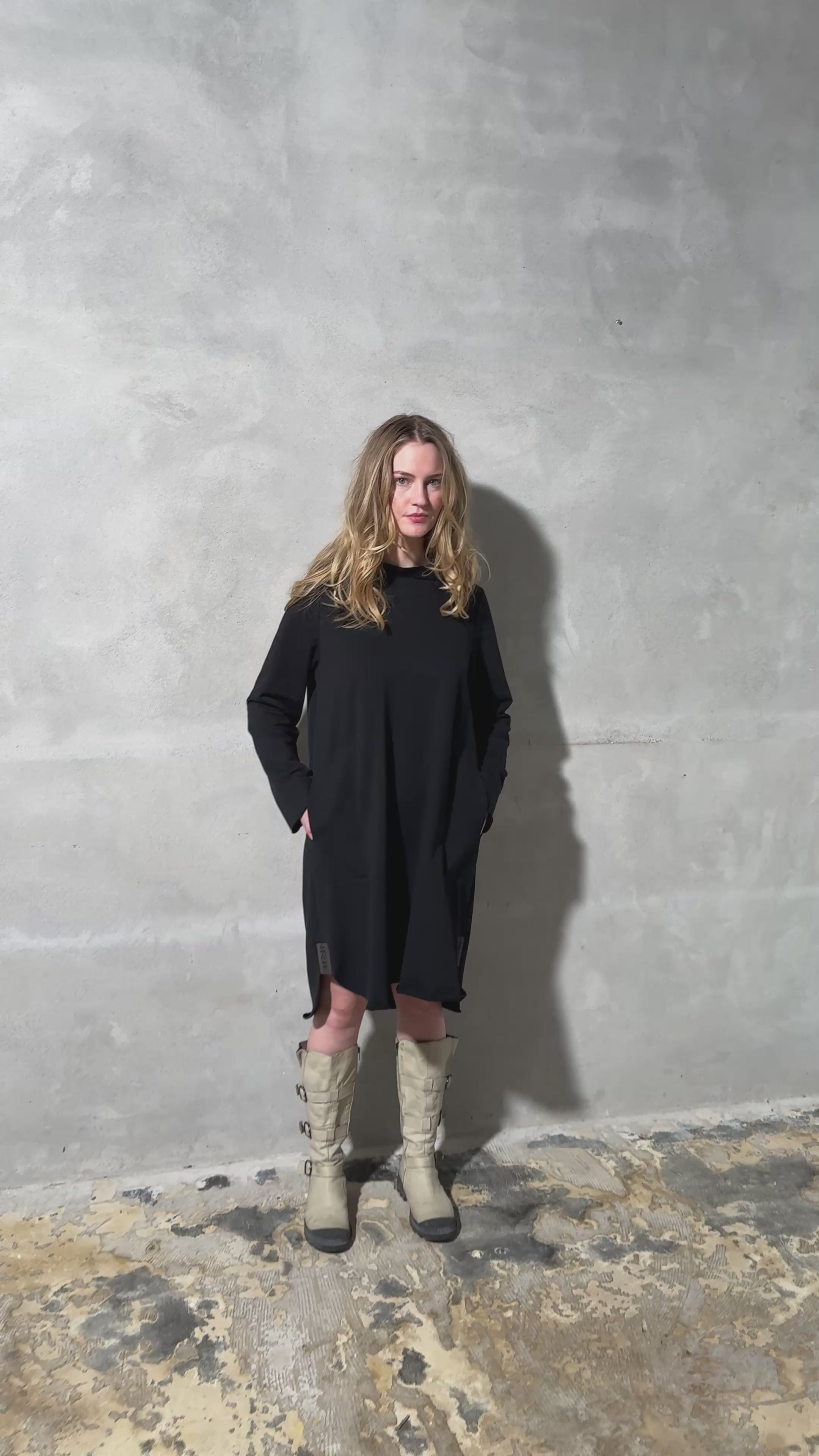 HENRIETTE STEFFENSEN COPENHAGEN SWEAT KJOLE - 73011 KJOLER BLACK 900