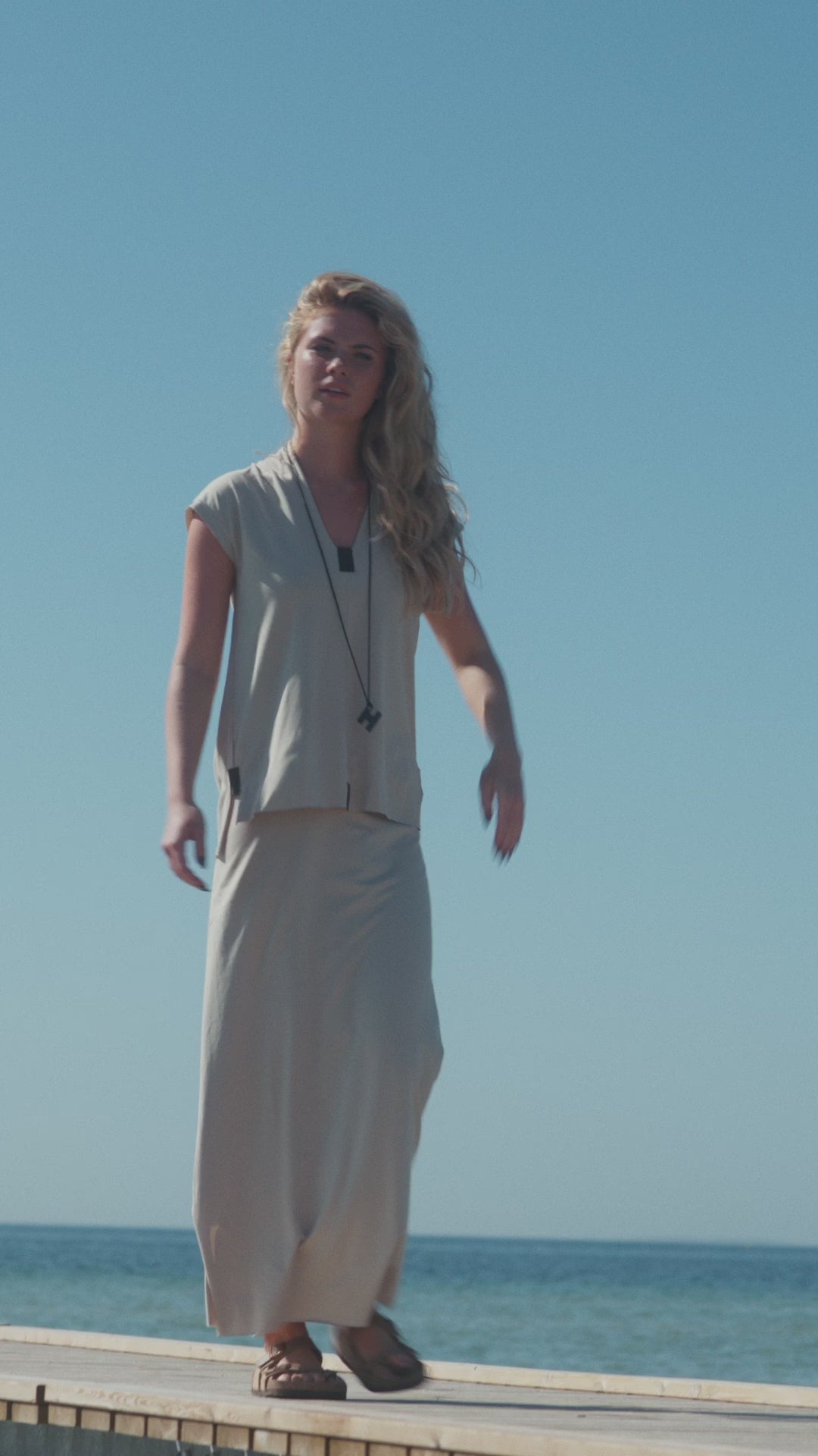 HENRIETTE STEFFENSEN COPENHAGEN BLUSE V-HALS - 96103 T-SHIRTS KIT 831