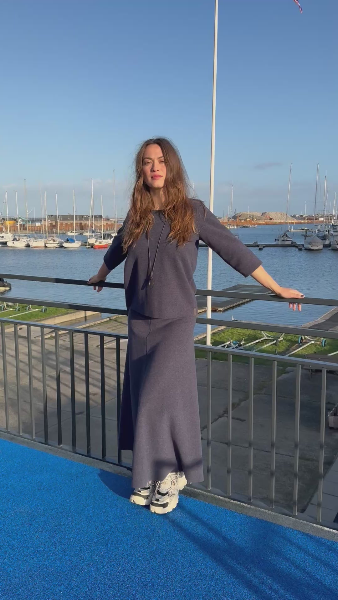 HENRIETTE STEFFENSEN COPENHAGEN NEDERDEL - 3256 NEDERDELE EVENING BLUE 690