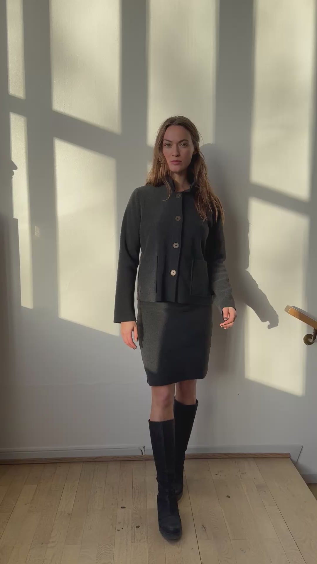 HENRIETTE STEFFENSEN COPENHAGEN JAKKE - 7164 CARDIGANS SOFT BLACK 914