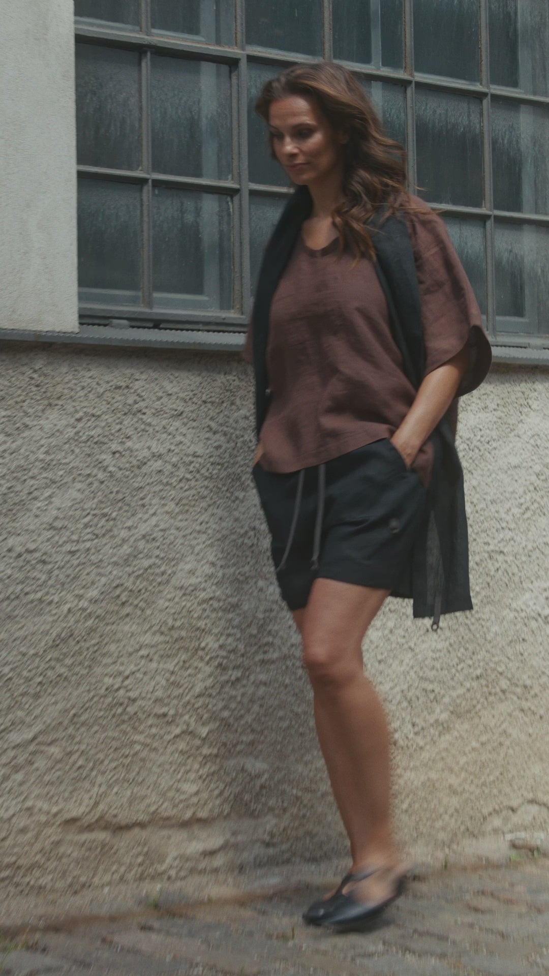 HENRIETTE STEFFENSEN COPENHAGEN BLUSE - 81003 BLUSER CHOCOLATE 844