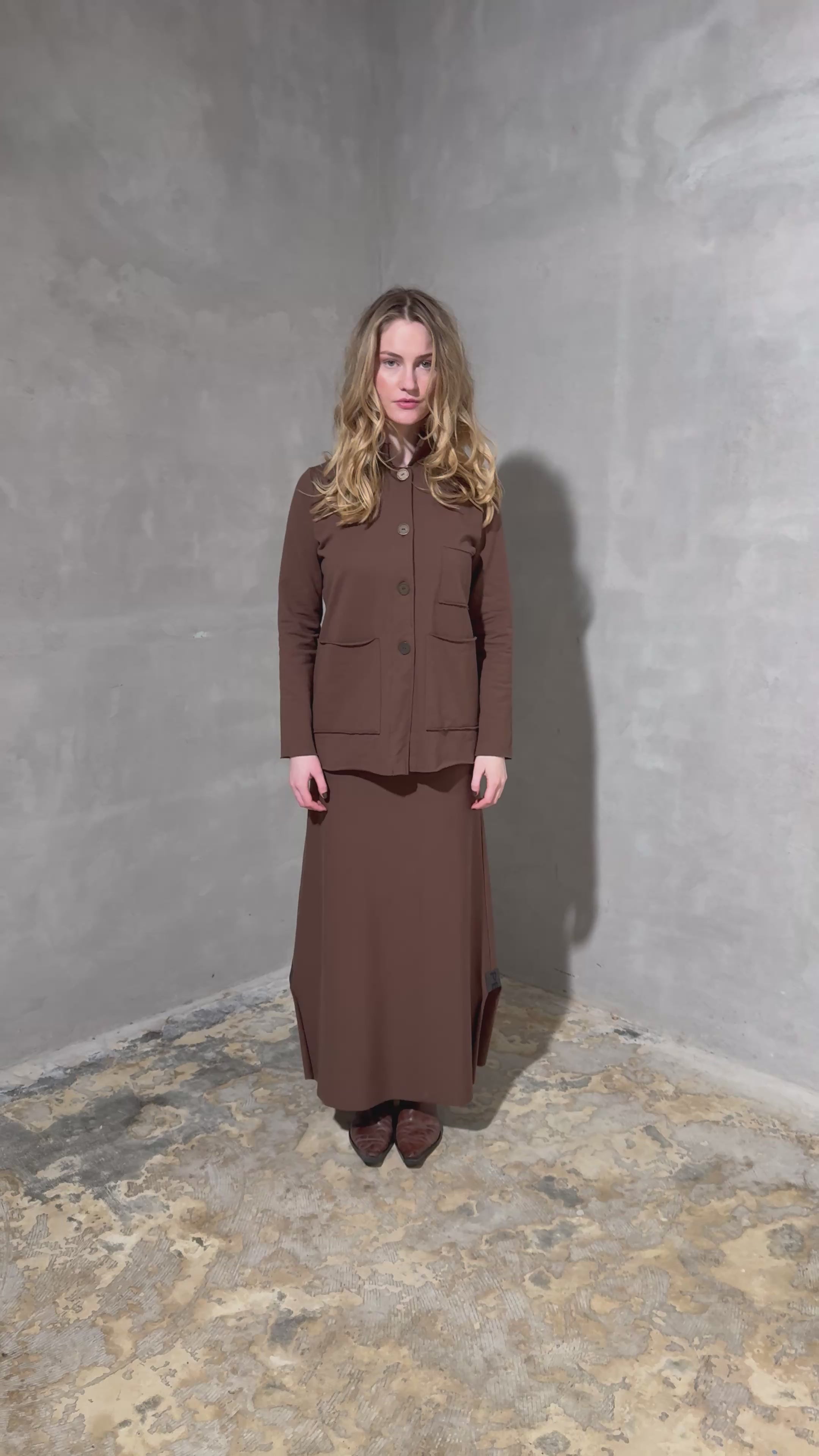 HENRIETTE STEFFENSEN COPENHAGEN SAFARI JAKKE - 77004 CARDIGANS CHOKOLATE 844