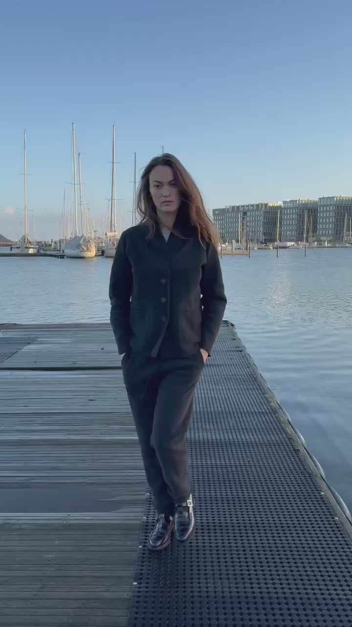 HENRIETTE STEFFENSEN COPENHAGEN JOGGING BUKSER - 2110 BUKSER SOFT BLACK 914