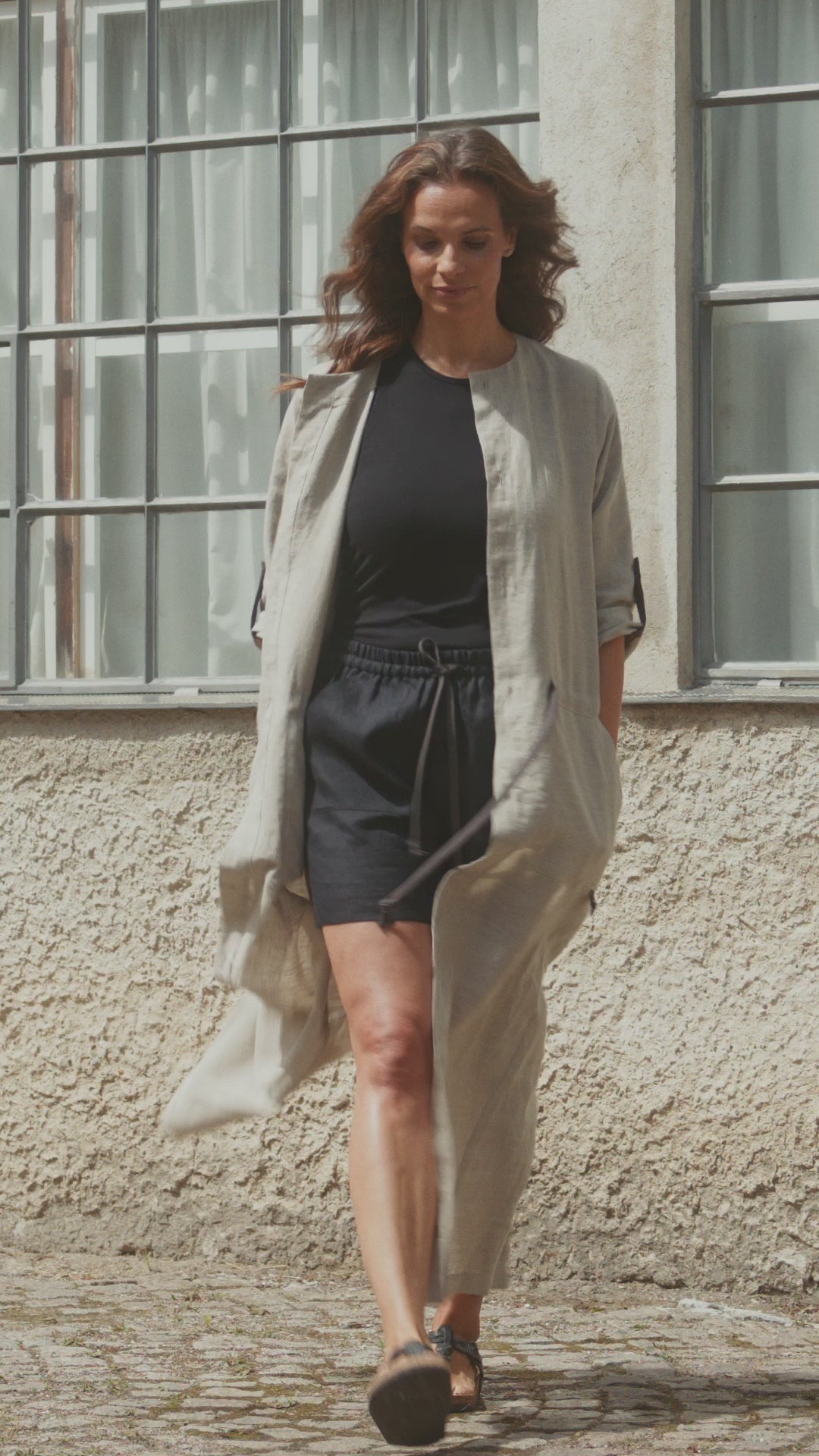 HENRIETTE STEFFENSEN COPENHAGEN LANG JAKKE - 87001 JACKETS NATURE 446