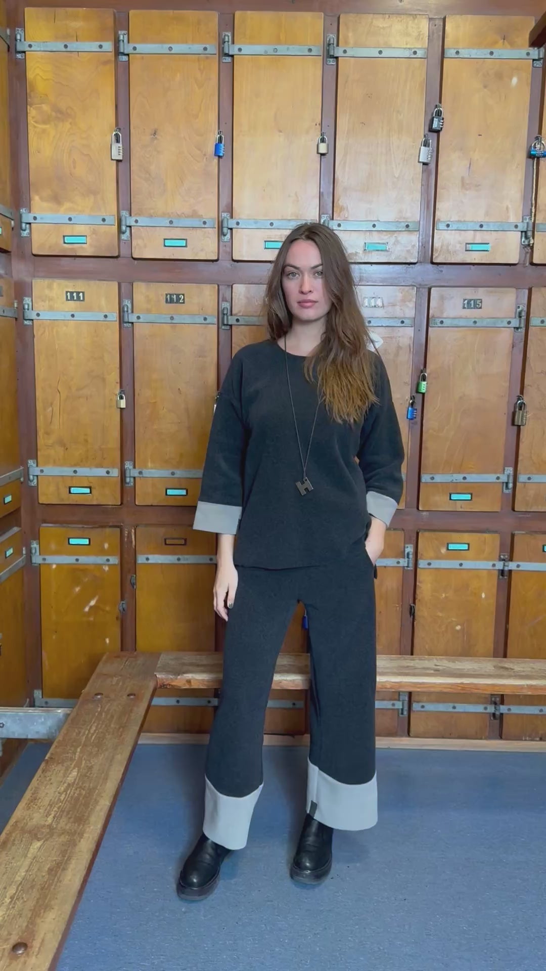 HENRIETTE STEFFENSEN COPENHAGEN BLUSE 2 FARVET - 1371 BLUSER SB/ELEPHANT 325