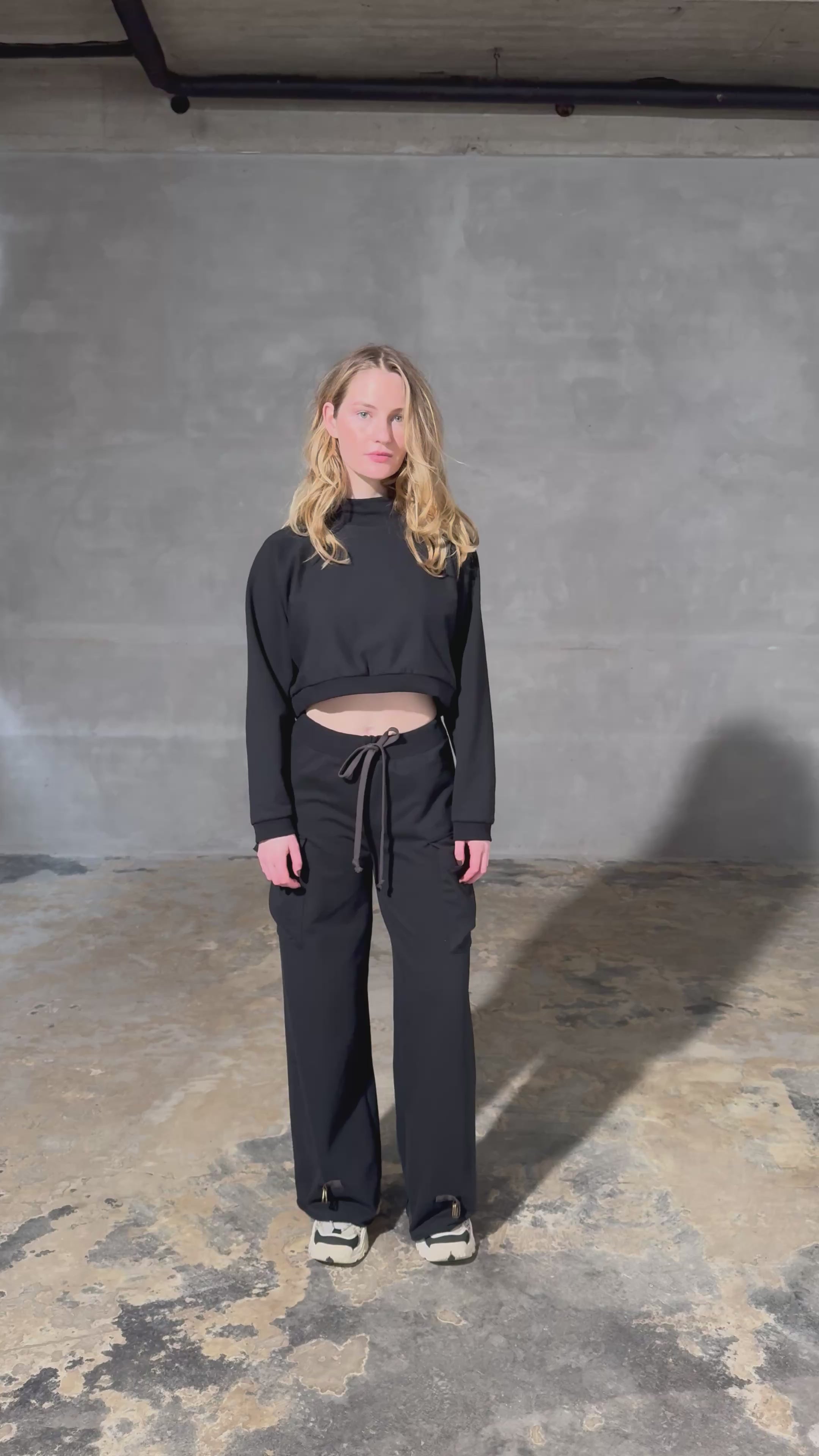 HENRIETTE STEFFENSEN COPENHAGEN CARGO BUKSER - 72017 BUKSER BLACK 900